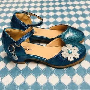 Shaduoya Girls Glittery Formal Dress Shoes Size 31